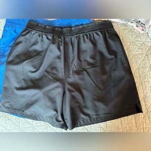 Two pairs men’s fabletics shorts 5” size L